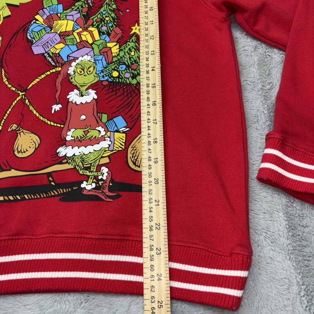 The Grinch Merry Christmas Women Med Sweatshirt View 3